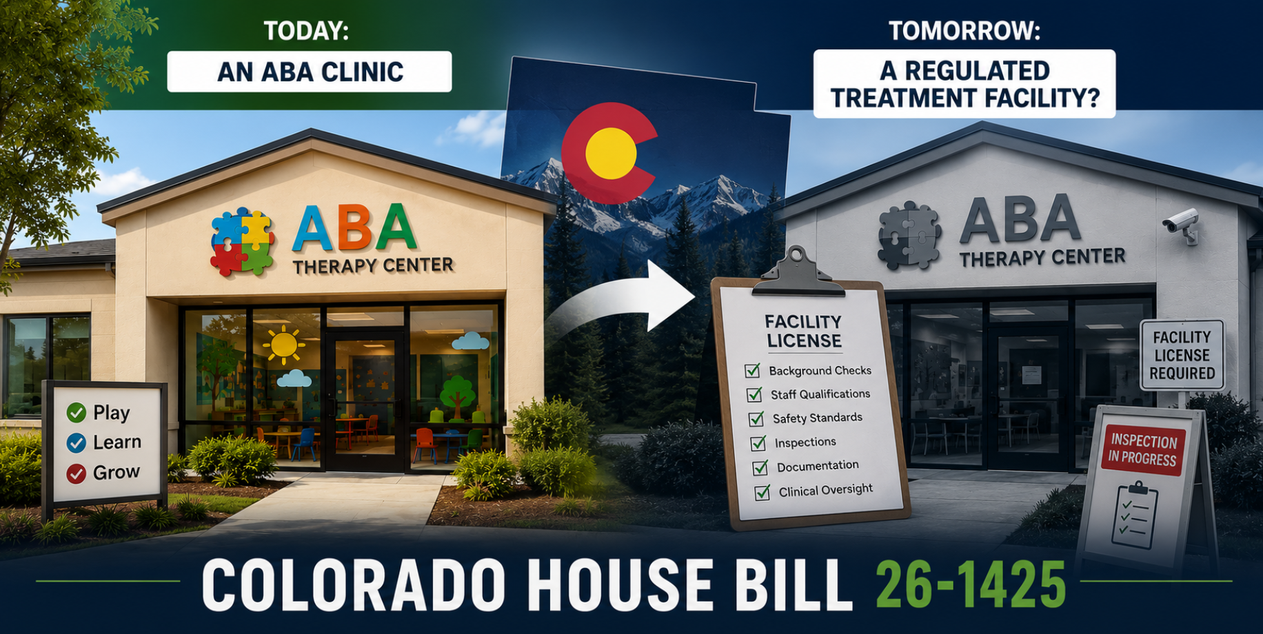 Colorado reclassifies center based ABA clinics as day treatment facilities